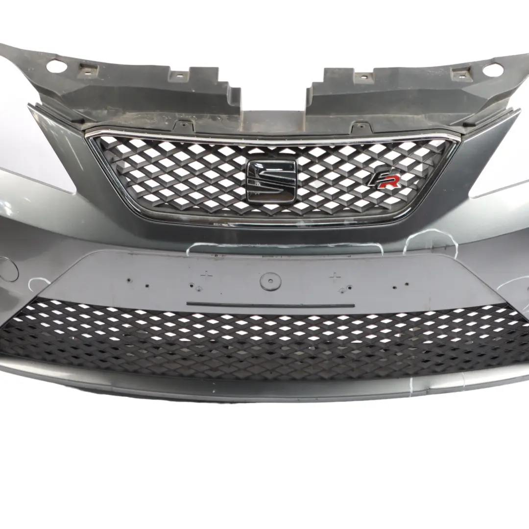 Front Bumper Seat Ibiza 6J Front Trim Panel Cover Monsoon Grey Metallic - X7R