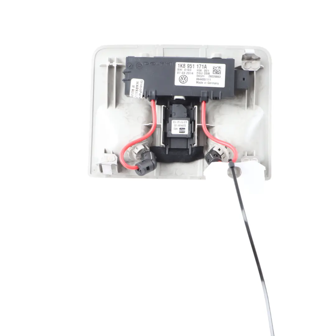 Seat Ibiza 6J Interior Roof Light Sensor Switch Grey 6J0877829A