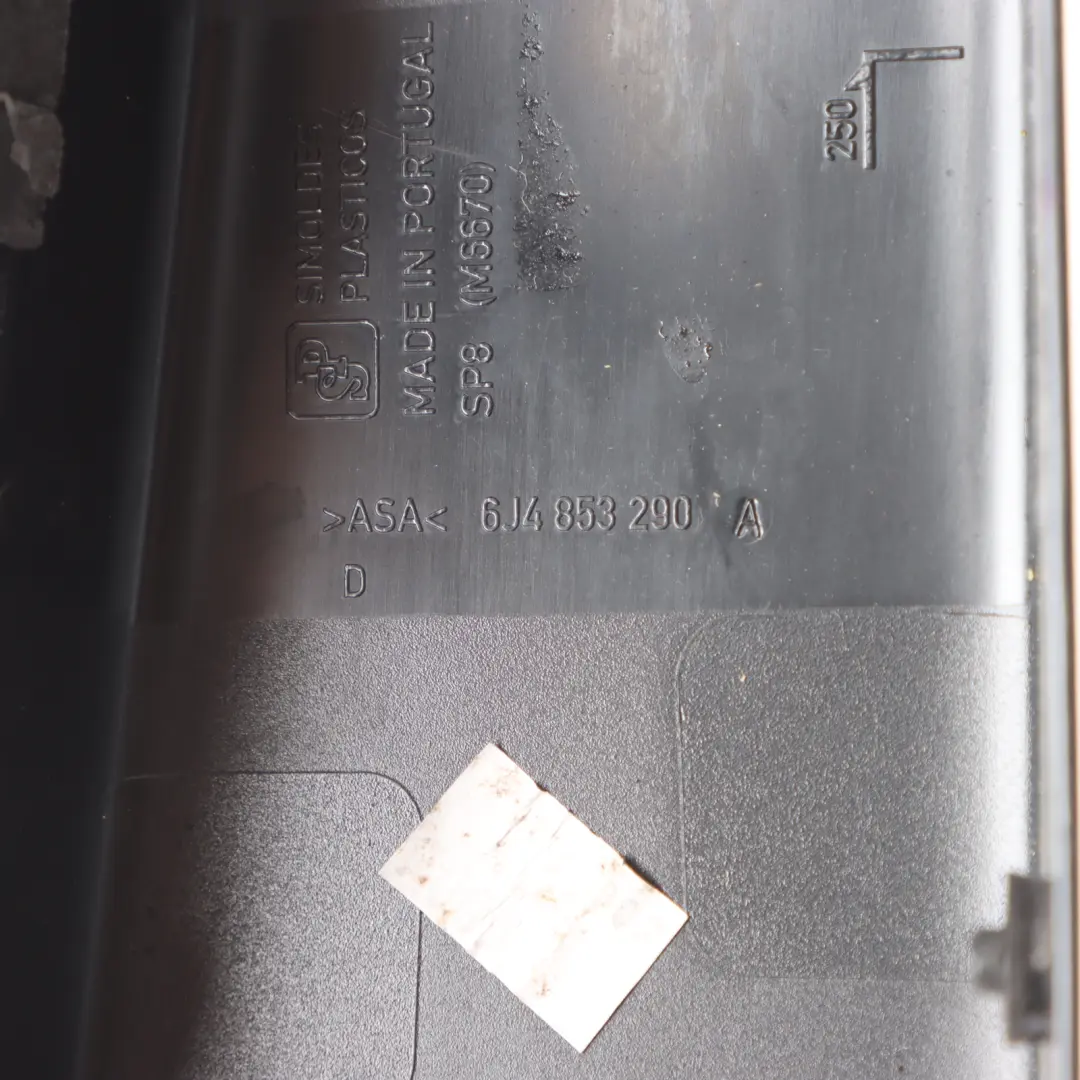 Seat Ibiza 6J B-Pillar Exterior Trim Cover Panel Right O/S Black 6J4853290A