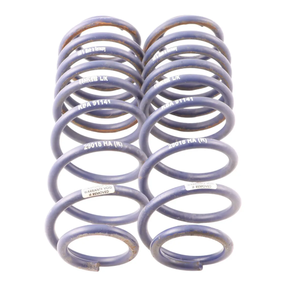 Seat Ibiza 6J Coil Spring Suspension Rear Left Right N/O/S Set Kit 6Q0511115BD