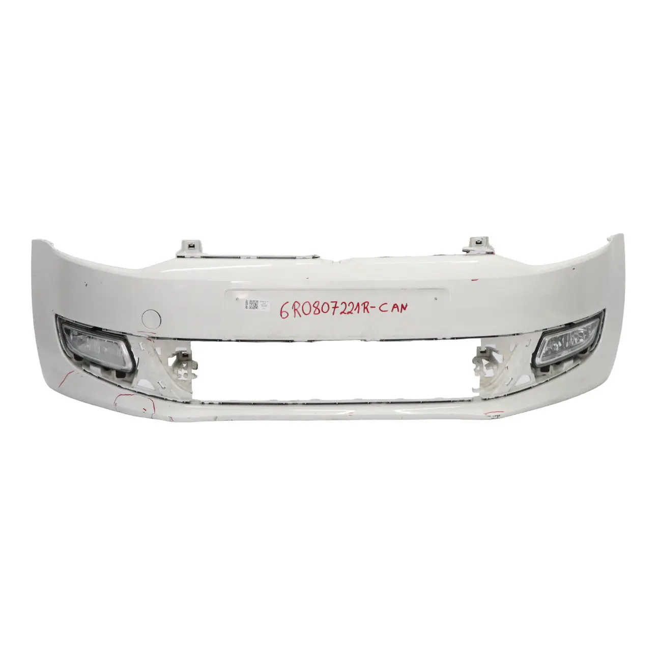 Front Bumper Volkswagen VW Polo 6R Front Trim Panel Cover Candy White - B9A