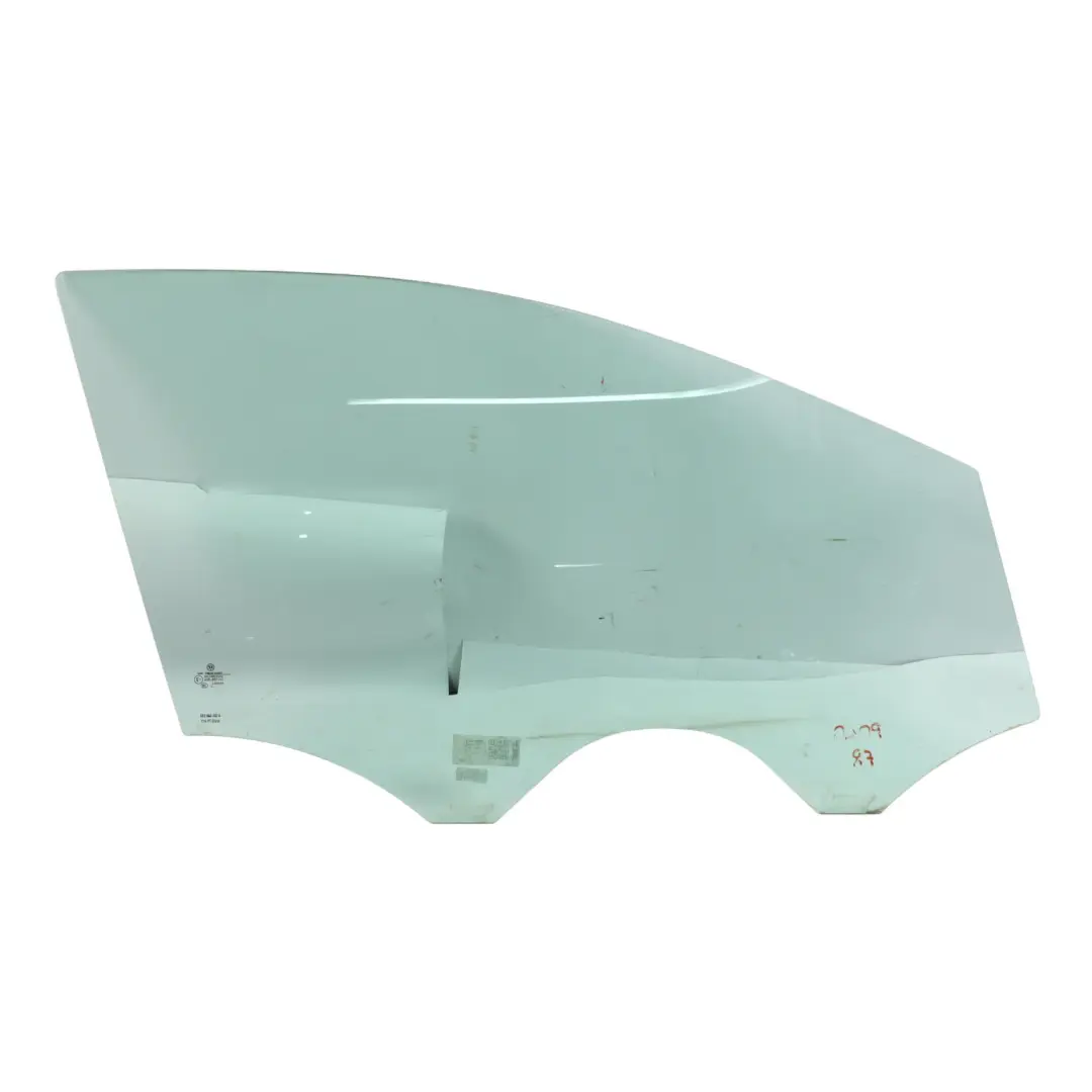 Volkswagen Polo 6R 5 Door Glass Window Front Door Right O/S AS2 Green 6R0845202A