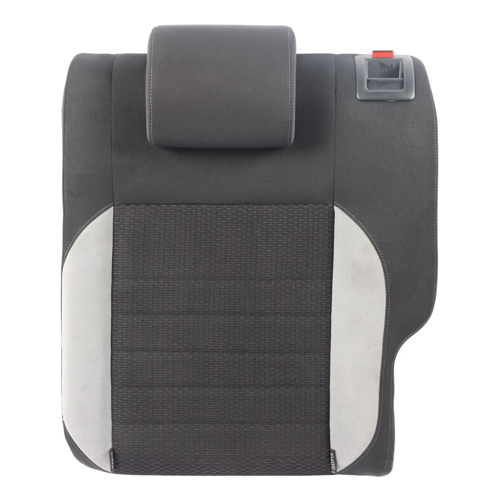 Volkswagen Polo Mk5 6R Rear Seat Backrest Left N/S Titan Black Crystal Grey