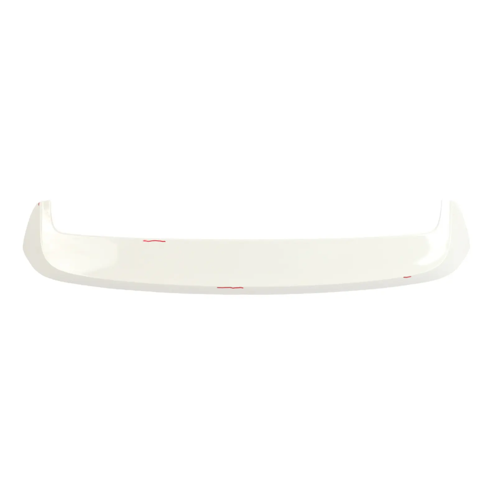 Volkswagen Polo Mk5 6R Rear Spoiler Boot Tailgate Trim Panel Candy White - LB9A