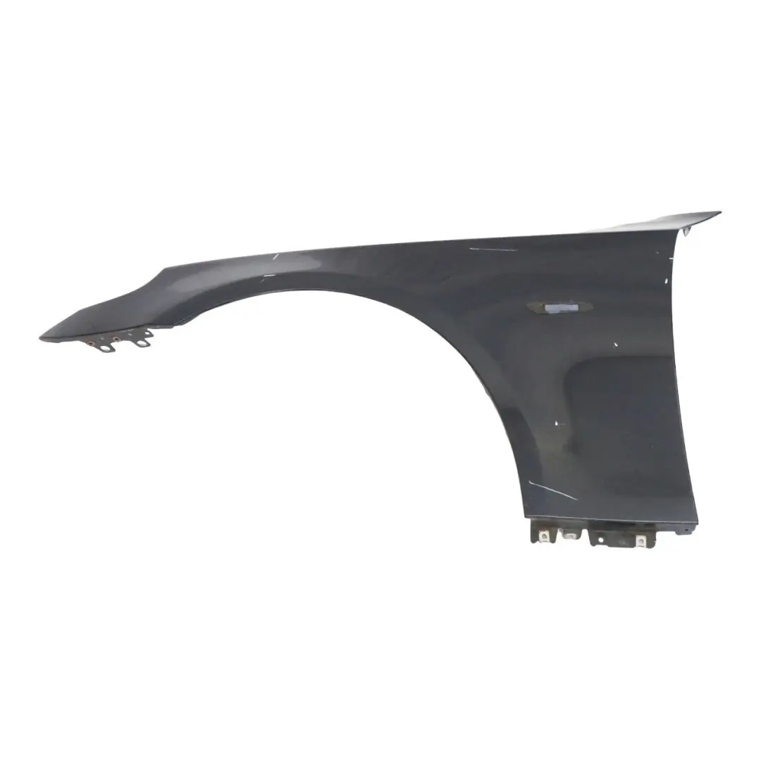 BMW E60 E61 Panel de ala Delantero Izquierdo Carbono Negro - 416