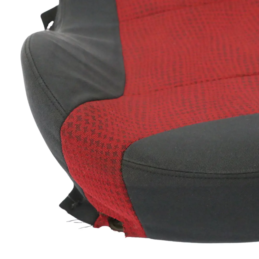 Mini R50 R52 Delantero Izquierdo Derecho Asiento Cubierta Tartanred Anthrazit