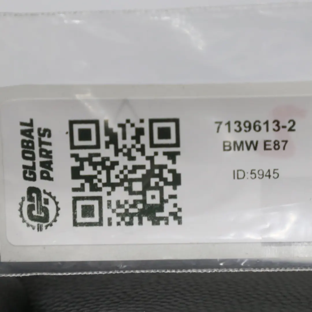 BMW E87 Fotel Przedni Czarny Skórzany Boston Lewy Wnętrze