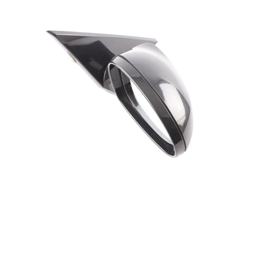 Wing Mirror BMW E81 E82 M Sport High Gloss Right O/S Schwarz 2 Black - 668
