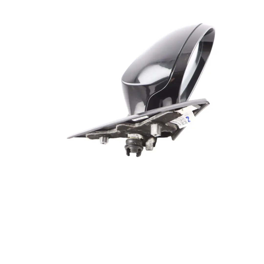 Wing Mirror BMW E81 E82 M Sport High Gloss Right O/S Schwarz 2 Black - 668