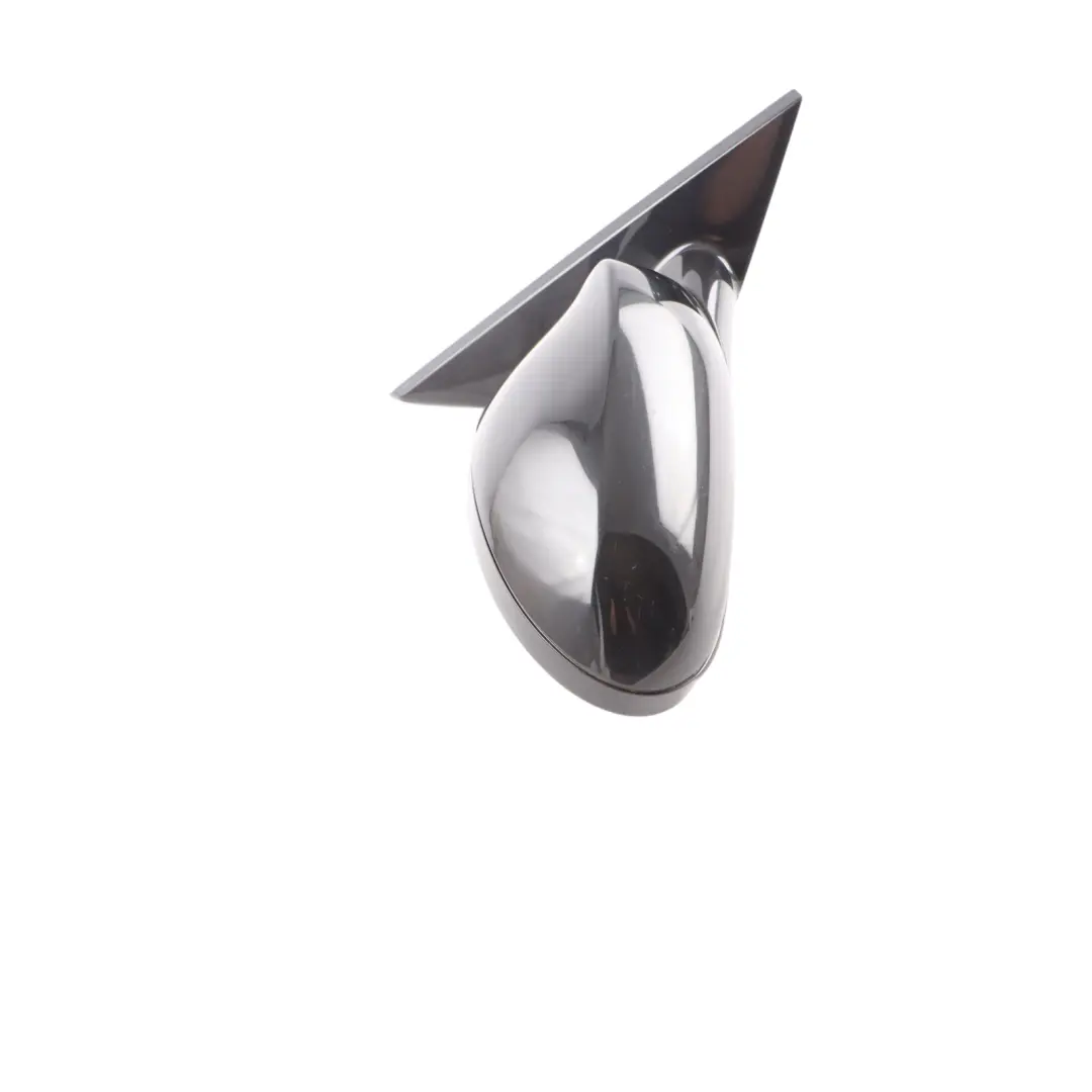 Wing Mirror BMW E81 E82 M Sport High Gloss Right O/S Schwarz 2 Black - 668