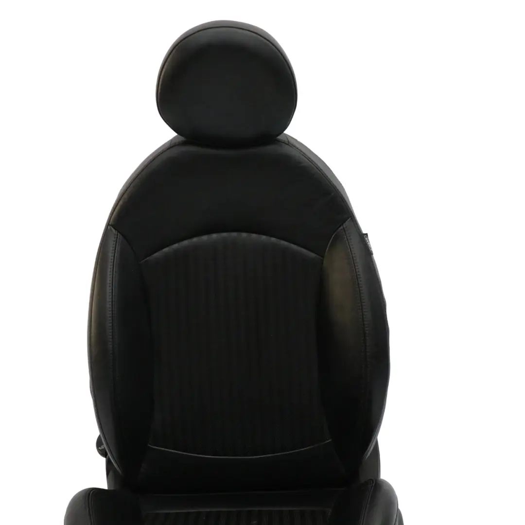 Front Seat Mini Cooper R55 R56 R57 Left N/S Side Sport Carbon Black Leather