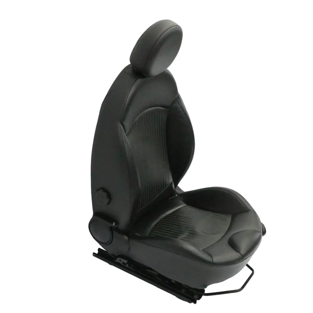 Front Seat Mini Cooper R55 R56 LCI  Heated Left N/S Side Sport Black Leather