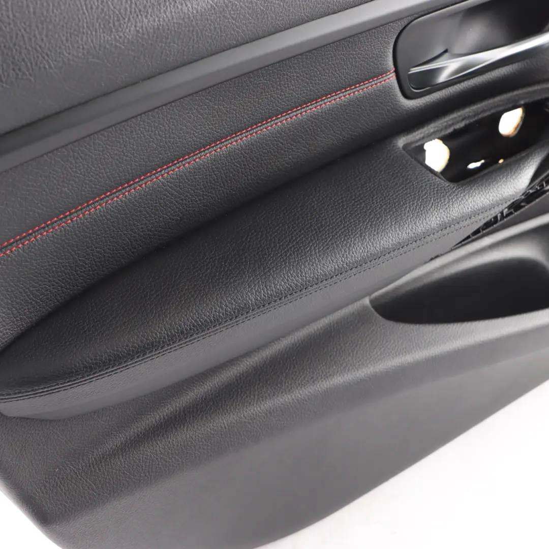 Door Card BMW F30 F31 Front Left N/S Lining Panel Cover Leather Dakota Black
