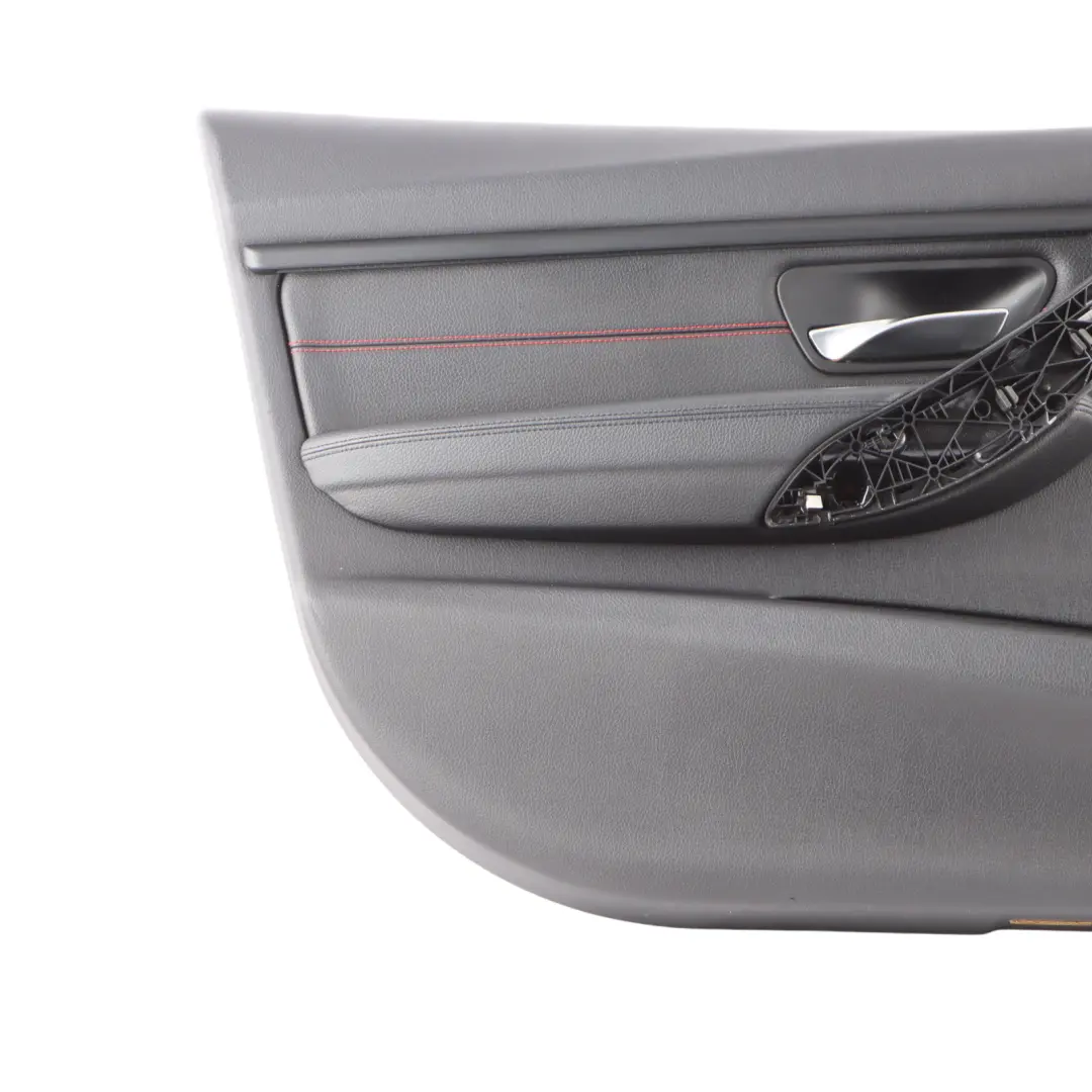 Door Card BMW F30 F31 Front Left N/S Lining Panel Cover Leather Dakota Black