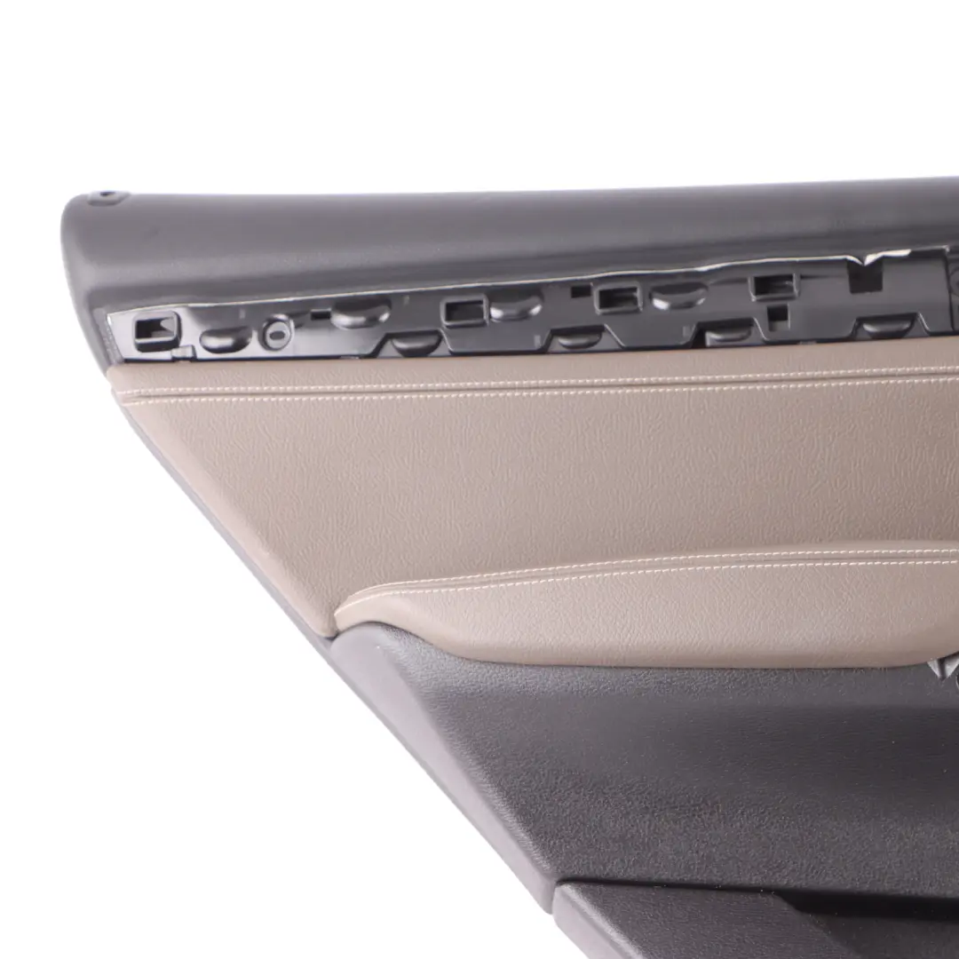 BMW X3 F25 Rear Door Card Cover Left N/S Trim Panel Leather Brown 7279923