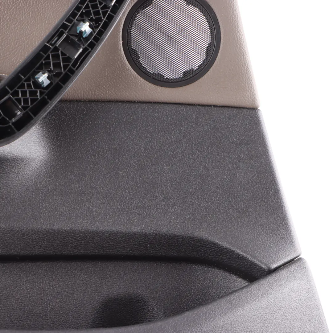 BMW X3 F25 Rear Door Card Cover Left N/S Trim Panel Leather Brown 7279923