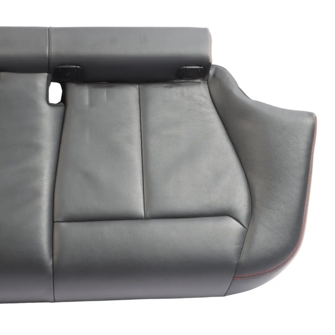 BMW F30 F31 Rear Seat Bench Couch Sofa Cover Leather Dakota Black Red Accent