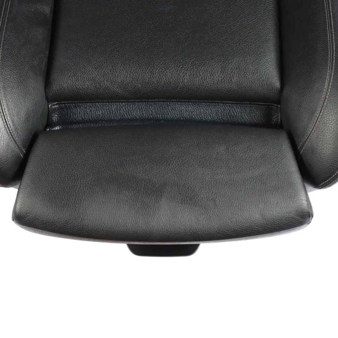 BMW F10 F11 LCI M-Sport Heated Front Right O/S Seat Leather Black Exclusive Seam