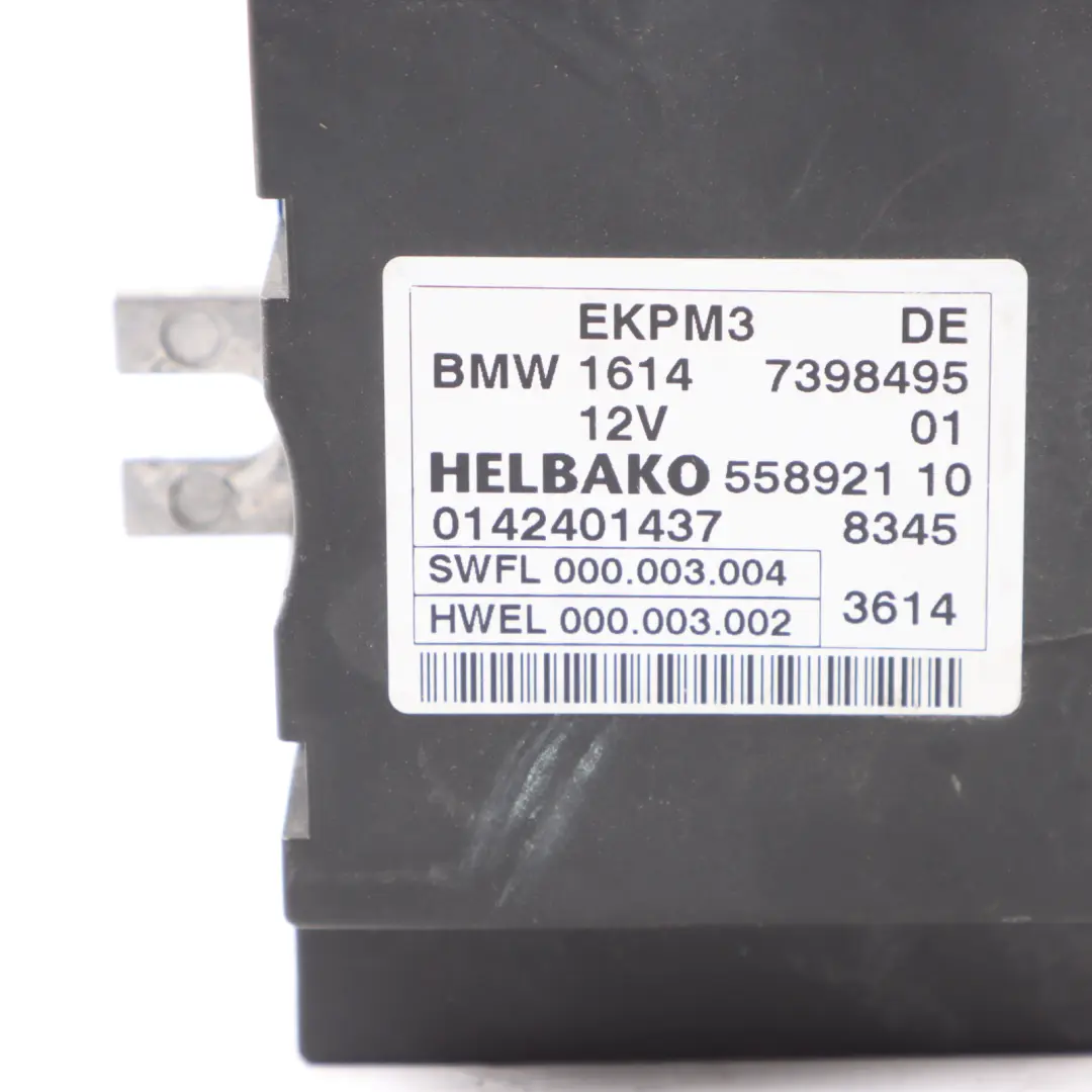 BMW F10 M5 F80 M3 Moduł pompy paliwa  Sterownik pompy paliwa 7398495