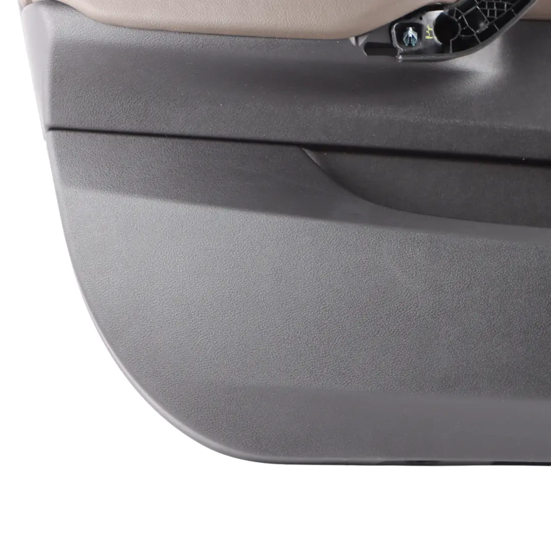 BMW X3 F25 Front Door Card Cover Left N/S Trim Panel Leather Brown 7401889