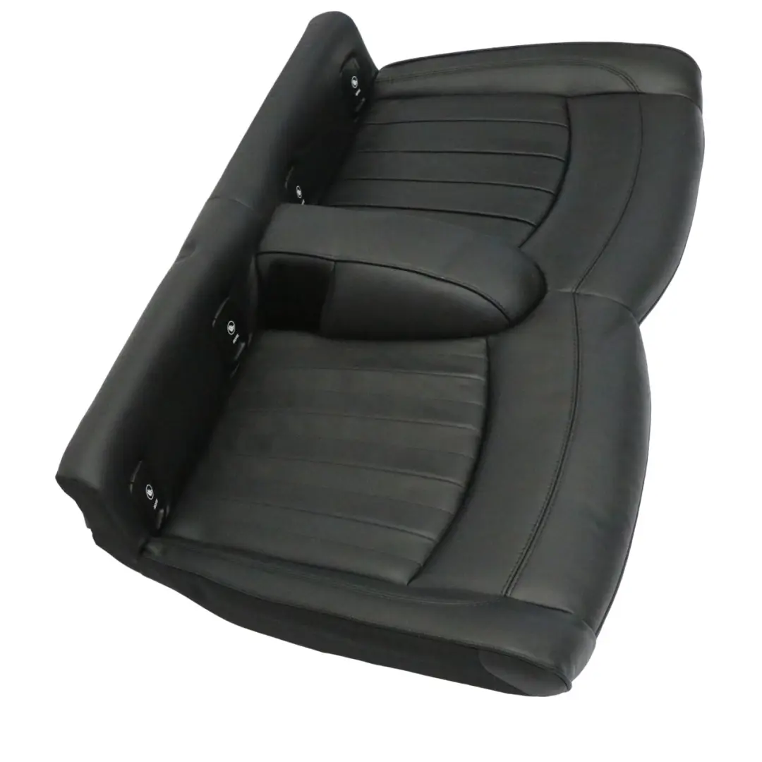 Mini F56 Asiento Trasero Banco Couch Asiento de cuero Salón de carbono negro