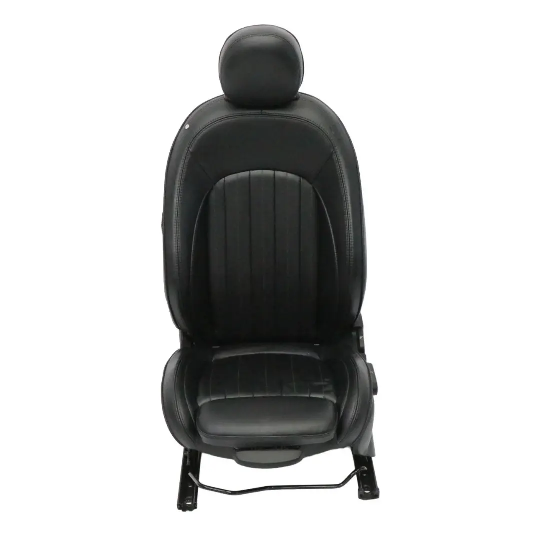 Mini F56 delantero izquierdo Sport Seat Calefacción Cuero Lounge Carbono Negro