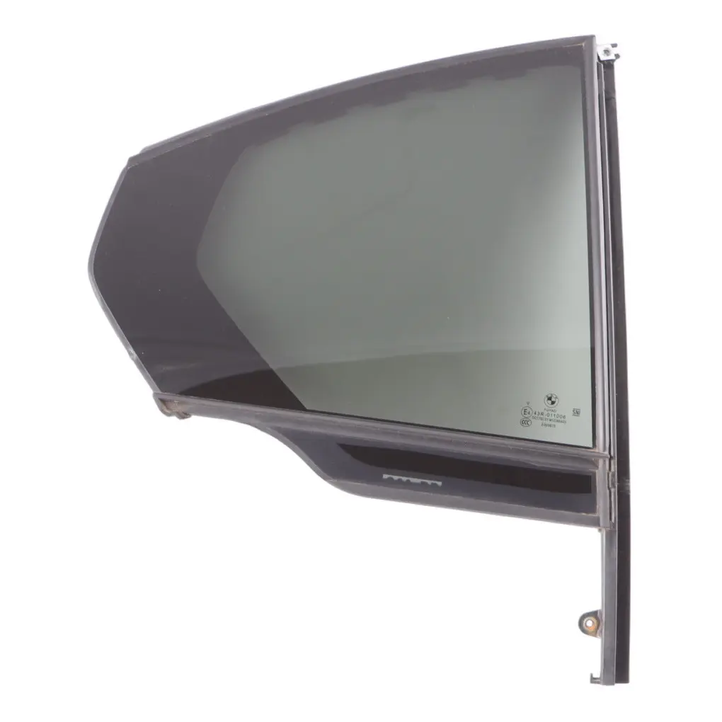 BMW G20 Quarter Window Glass Side Door Rear Right O/S AS3 Black 7425088