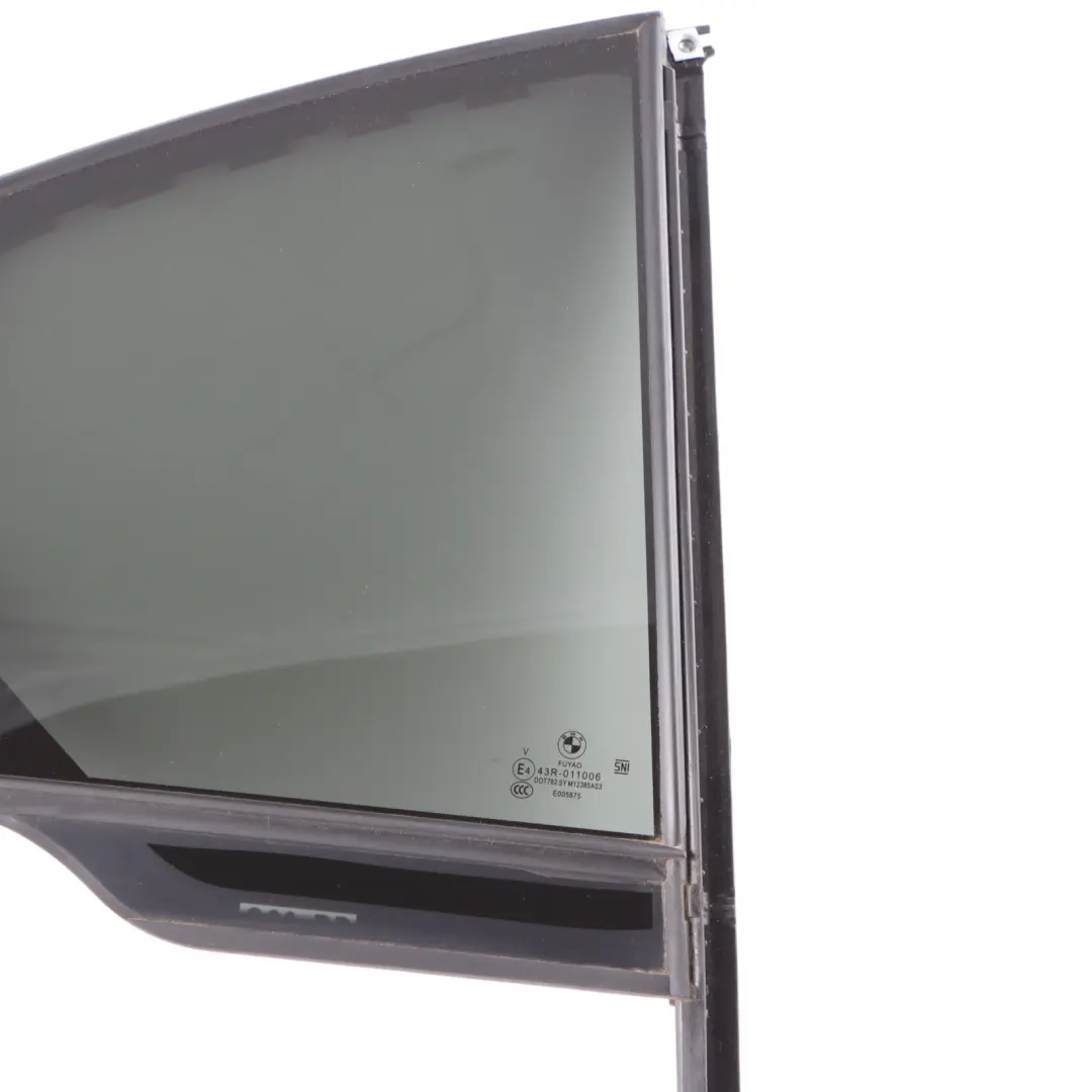 BMW G20 Quarter Window Glass Side Door Rear Right O/S AS3 Black 7425088