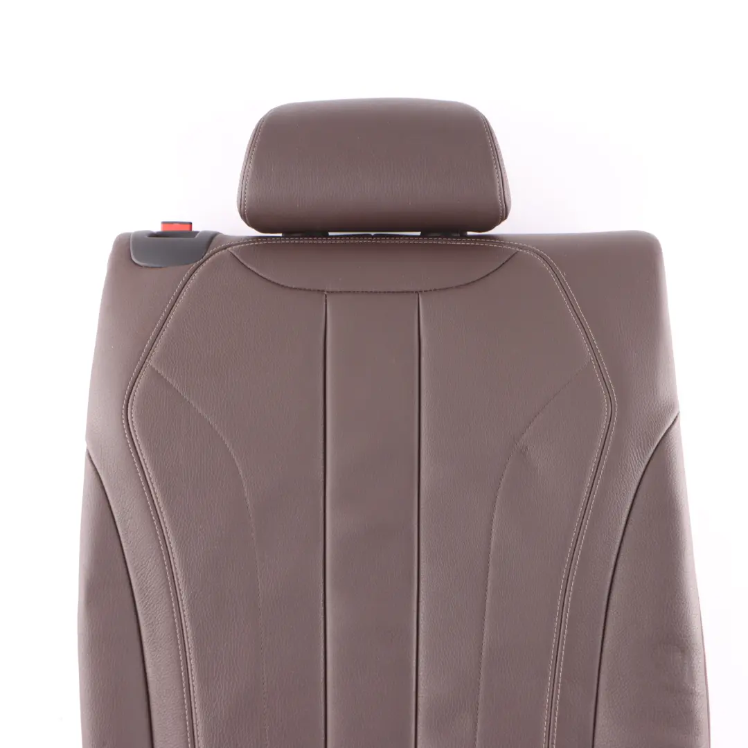 BMW X5 F15 Seat Backrest Rear Right O/S Back Cover Leather Dakota Mokka