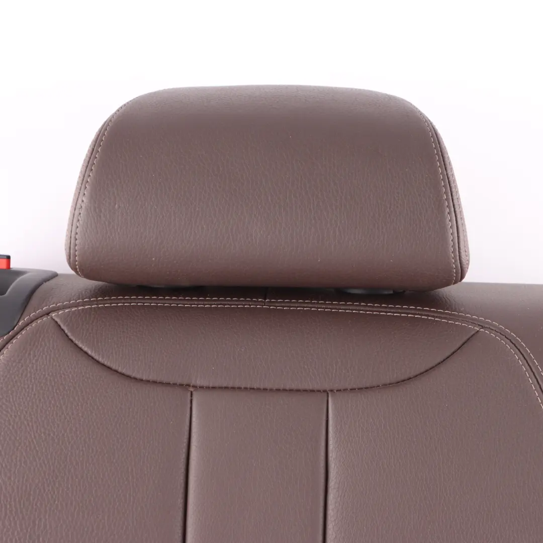 BMW X5 F15 Seat Backrest Rear Right O/S Back Cover Leather Dakota Mokka