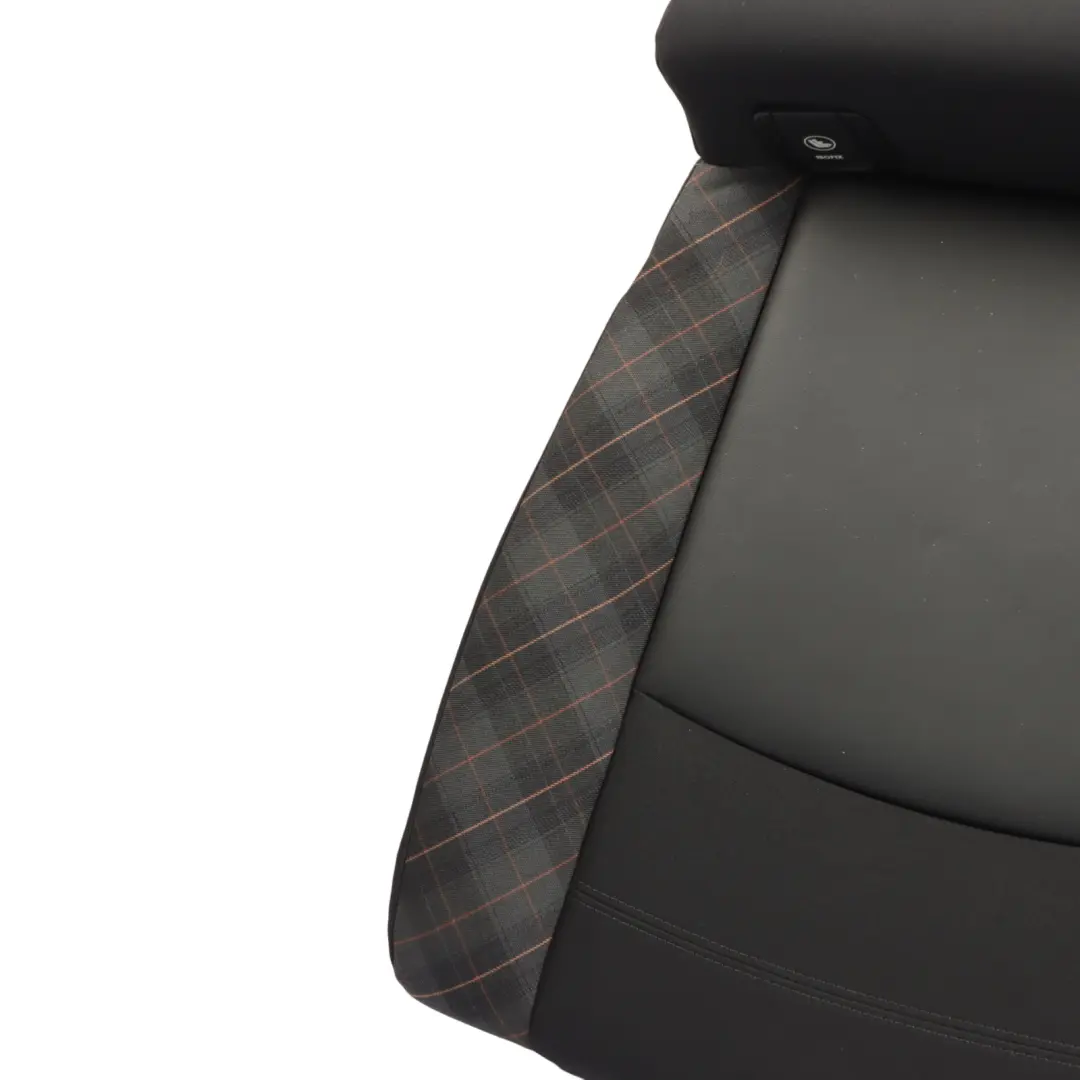 Mini Cooper F56 Rear Seat Cushion Bench Fabric/Leather Diamond Carbon Black