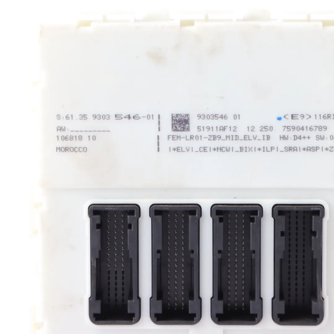 BMW F20 F21 116i F30 316i N13 136HP Engine ECU Kit DME 7640755 2 Keys Lock FEM