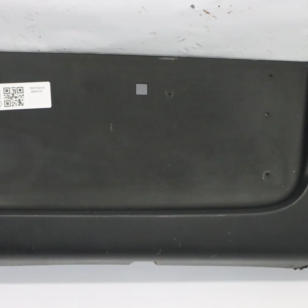 BMW E81 E87 LCI M Sport Rear Bumper Bottom Trim Panel Diffuser 7837325