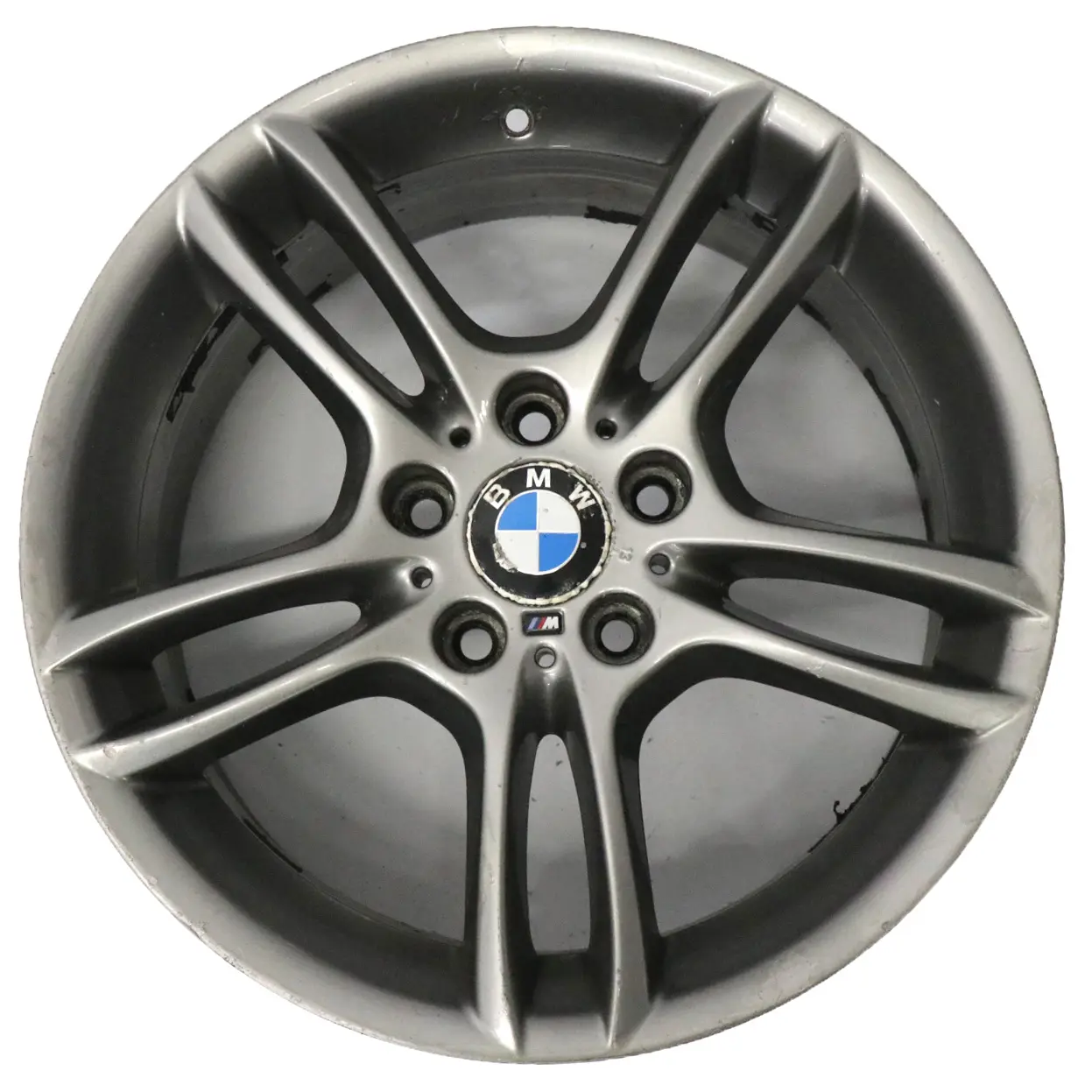 BMW E81 E87 Gris Jante Arriere Alliage 18" 8,5J ET:52 M Double Spoke 261 7842608