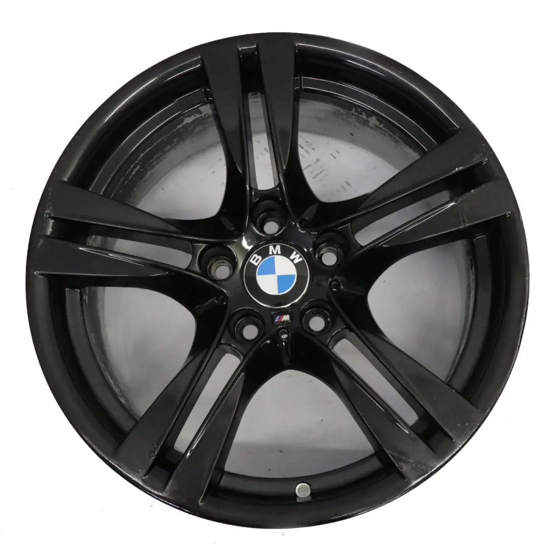 BMW E84 negro Ilanta Trasera Aleación 18 "M De Doble Radio 355 9J ET:41 7842637