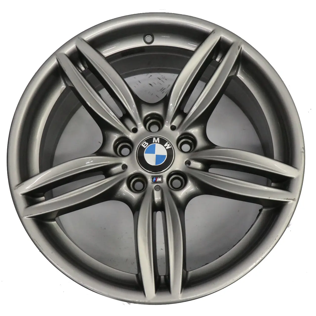 BMW F10 F12 Grey Rear Wheel Alloy Rim M Double Spoke 351 9J 19" ET:44 7842653