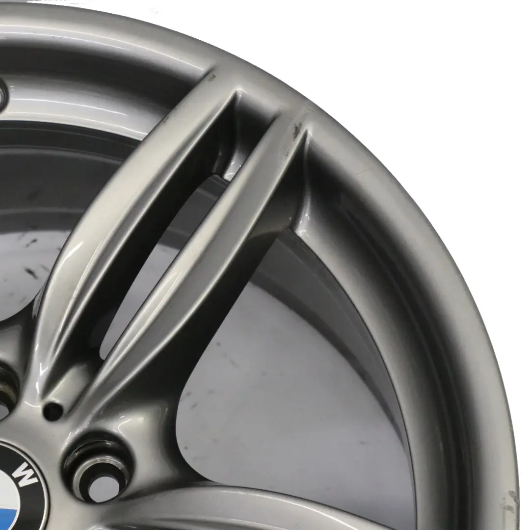 BMW F10 F12 Grey Rear Wheel Alloy Rim M Double Spoke 351 9J 19" ET:44 7842653