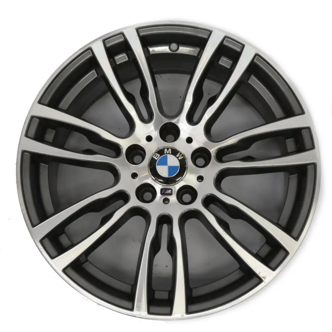 BMW F30 F31 F32 Ferricgrey Alloy Wheel Rim 19" 8J ET:36 M Star Spoke 403 7845882