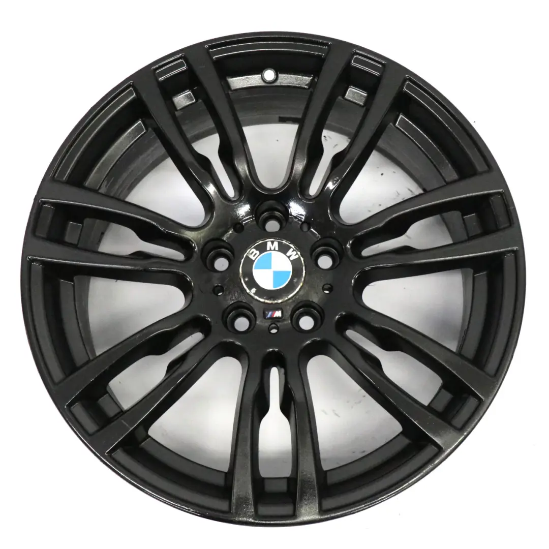 BMW F30 F31 F32 Llanta de aleación negra 19" 8J ET:36 M Star Spoke 403 7845882