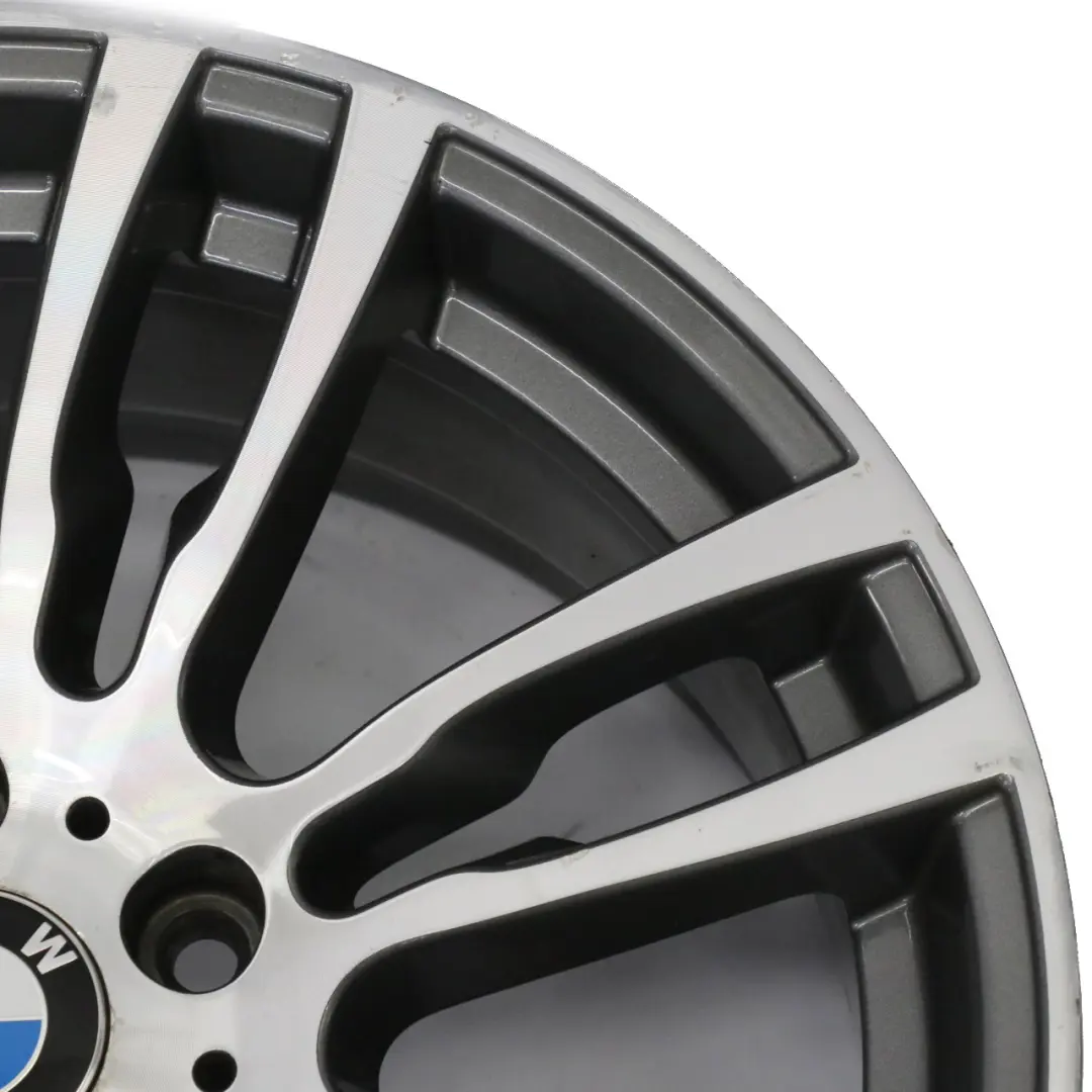 BMW F30 F31 Hinten Silber Leicht metall felge 19" ET:47 8,5J 7845883