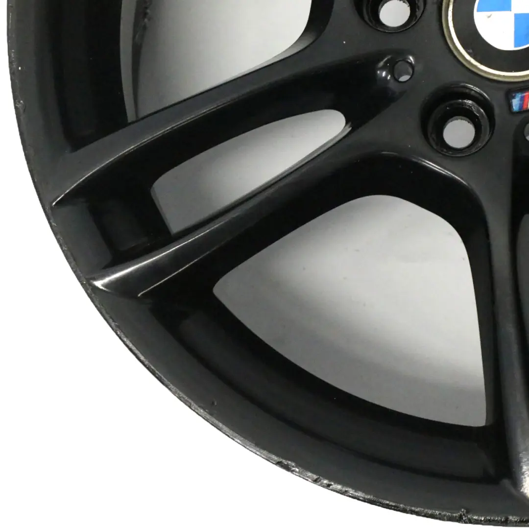 BMW E81 E87 Schwarz Vorne Felge Alufelge 18" M Doppelspeiche 261 7,5J 7891050