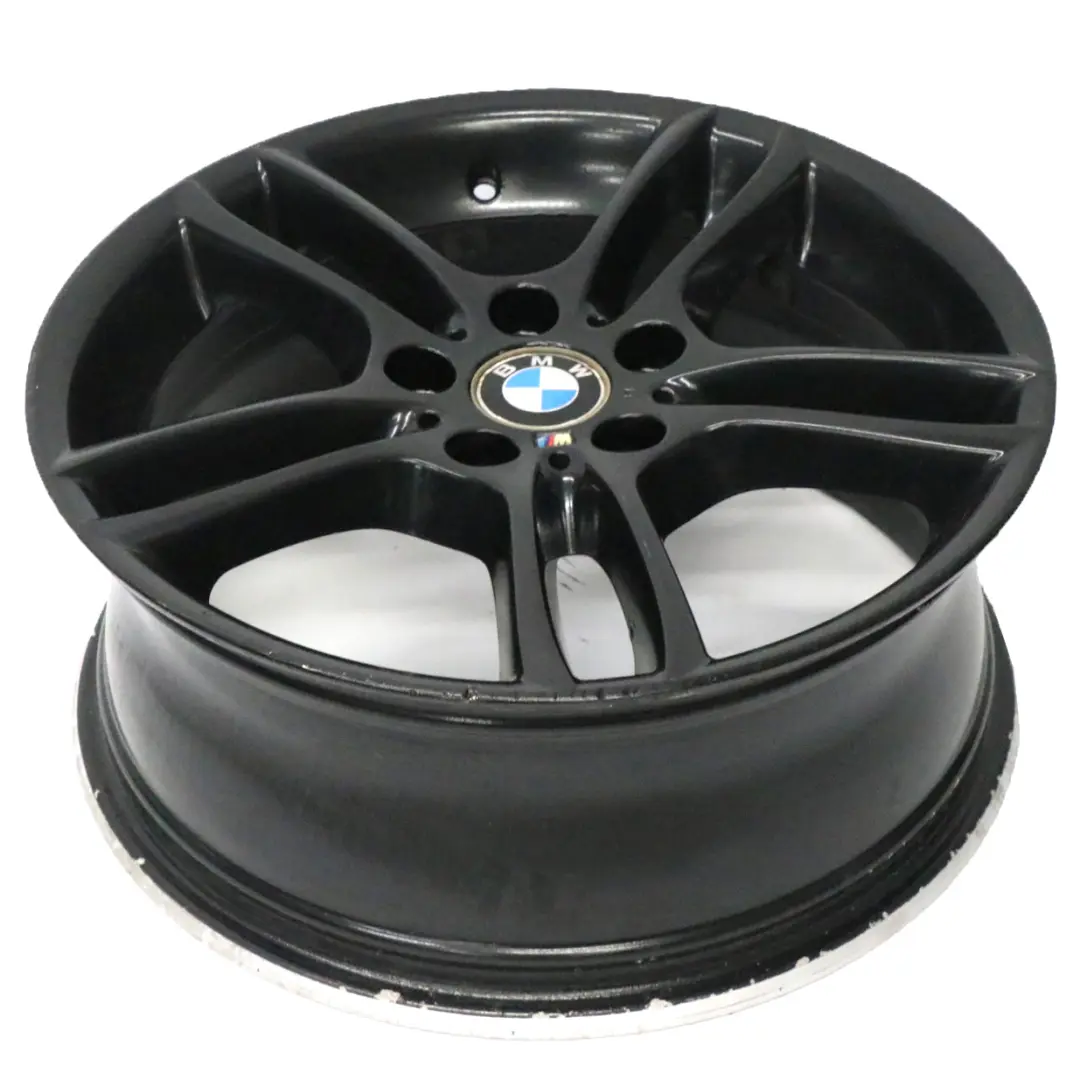 BMW E81 E87 Schwarz Vorne Felge Alufelge 18" M Doppelspeiche 261 7,5J 7891050