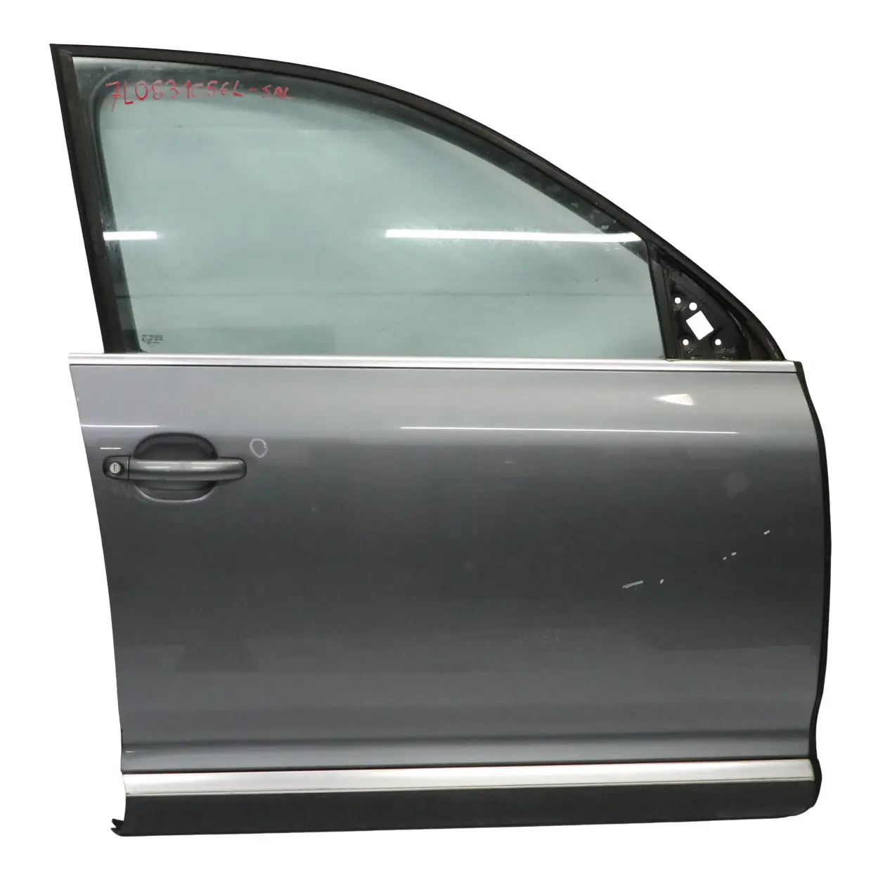 VW Volkswagen Touareg Front Right Door O/S Salt Lake Grey - D7Z