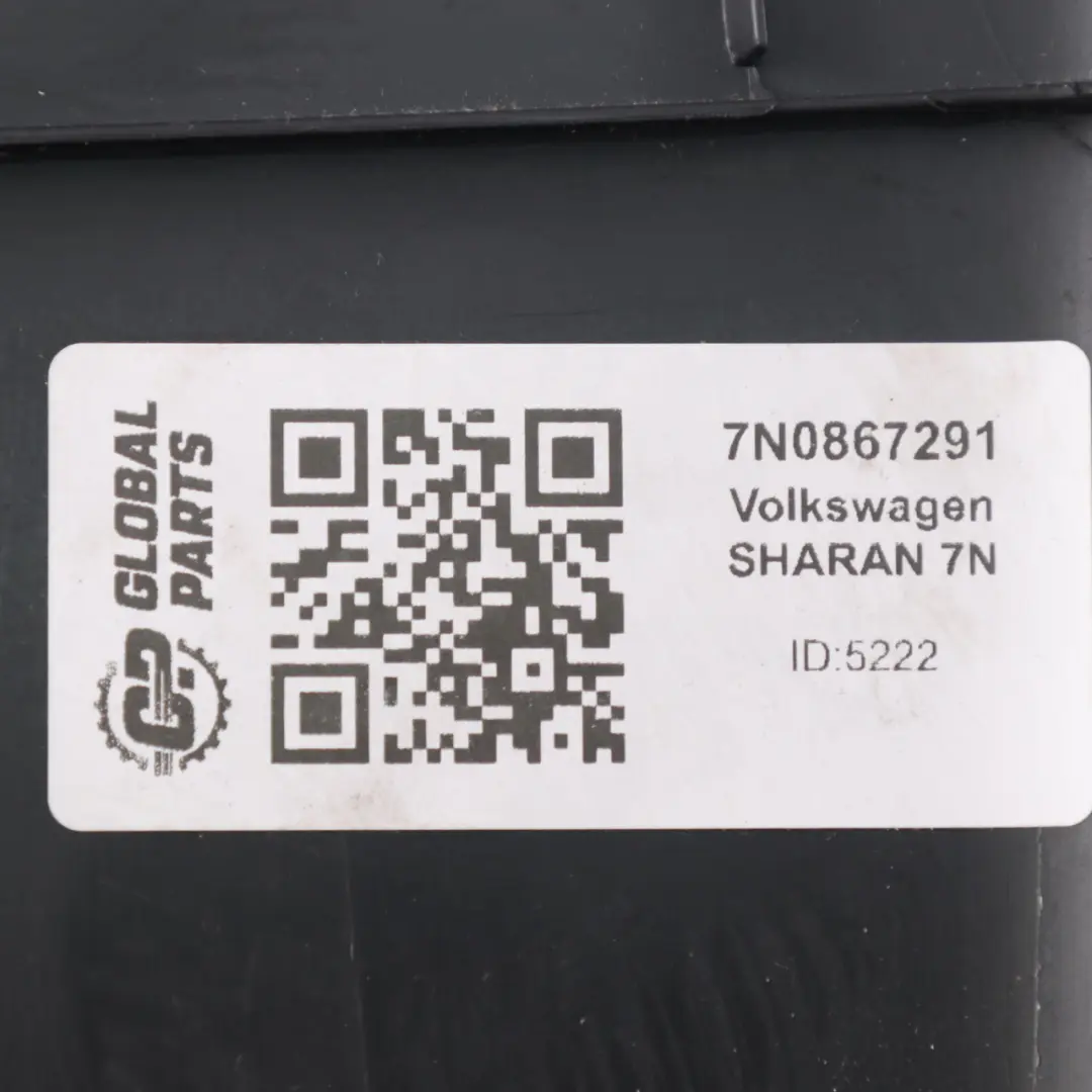 VW Sharan 7N B-Säule Verkleidung Blende Links Schwarz 7N0867291