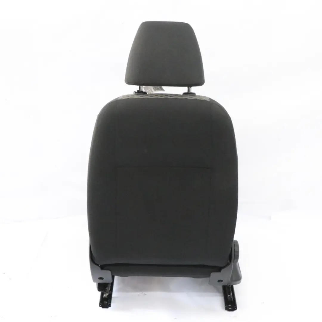 VW Volkswagen Sharan 7N Asiento Delantero Derecho Tela Interior Negro Gris