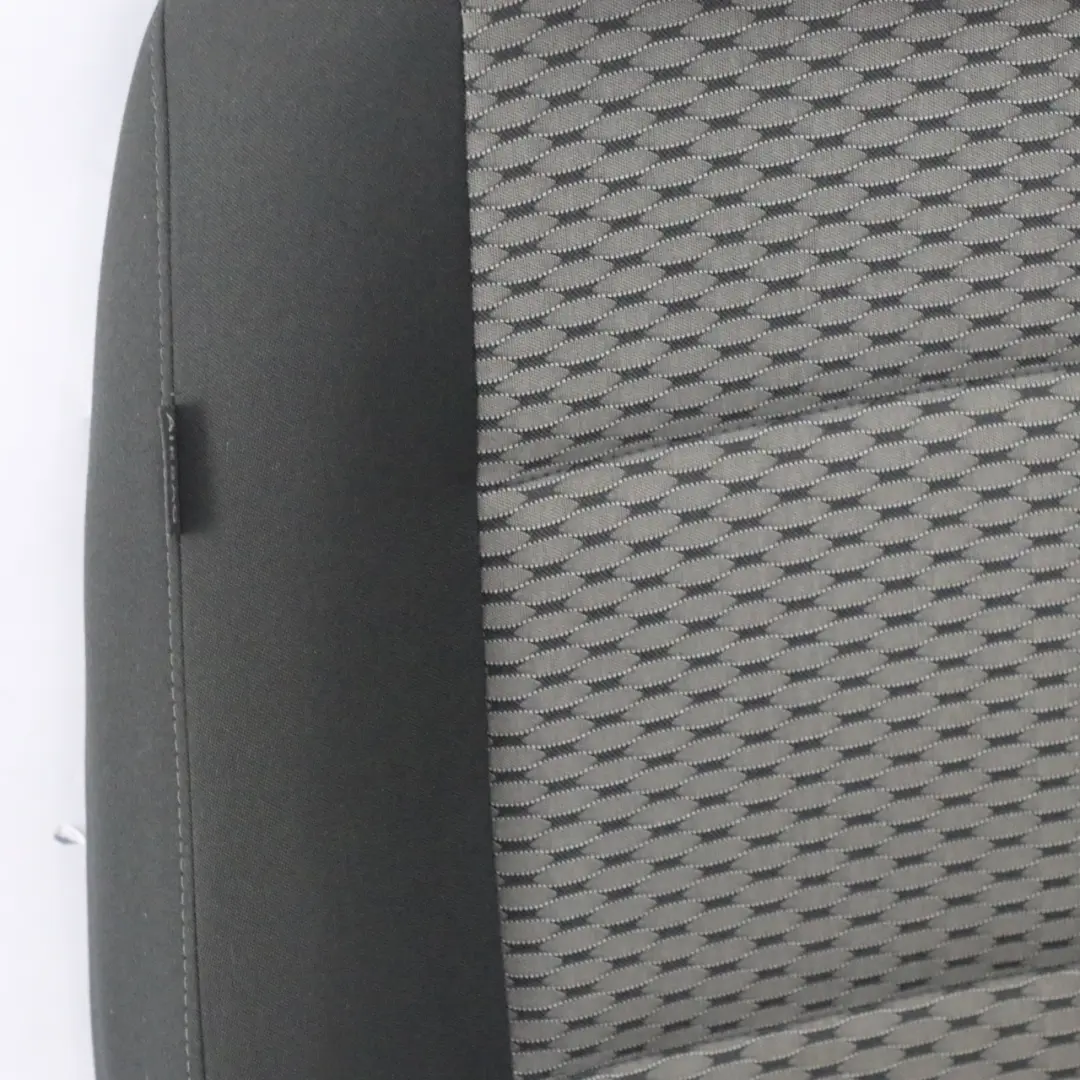 VW Volkswagen Sharan 7N Asiento Delantero Derecho Tela Interior Negro Gris