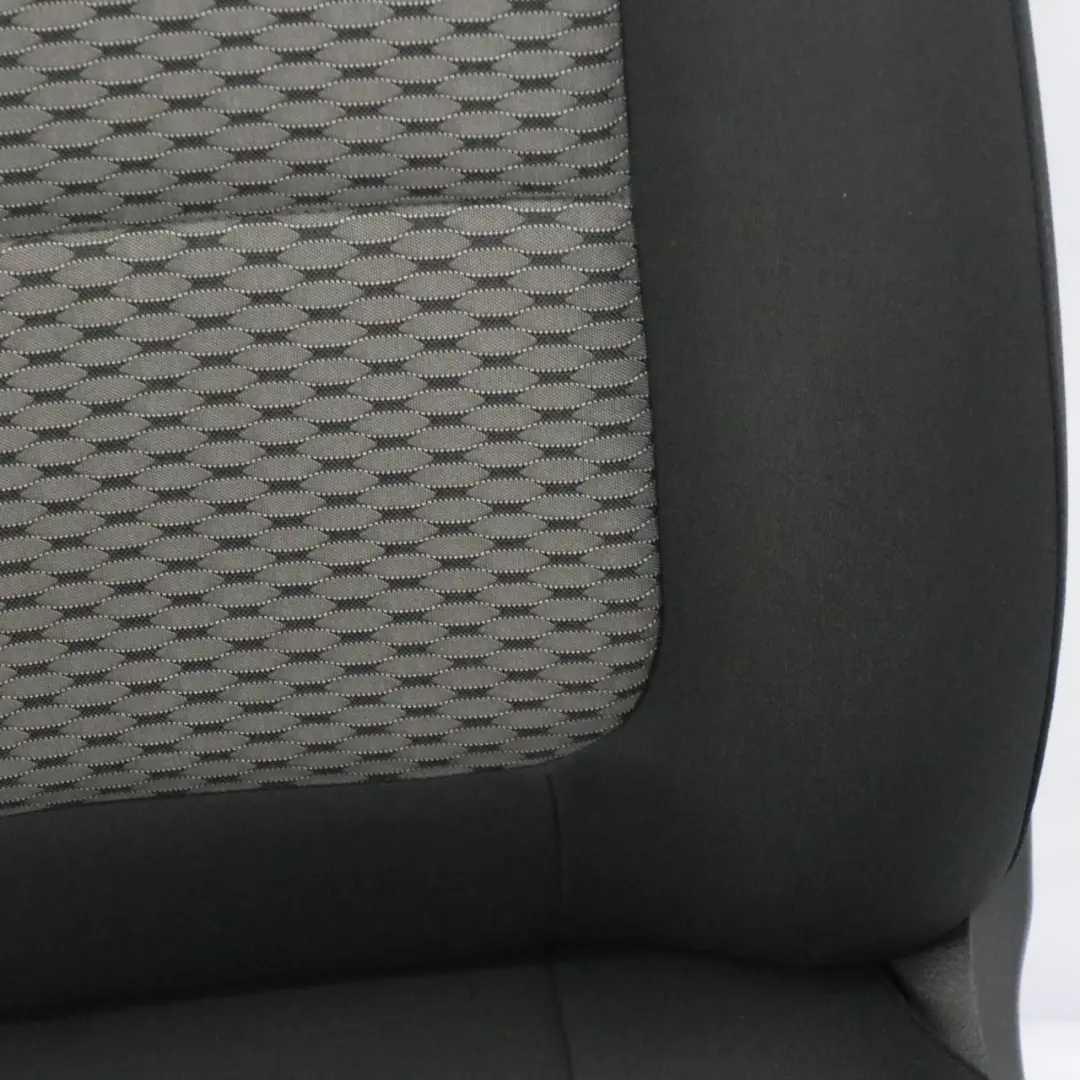 VW Volkswagen Sharan 7N Asiento Delantero Derecho Tela Interior Negro Gris