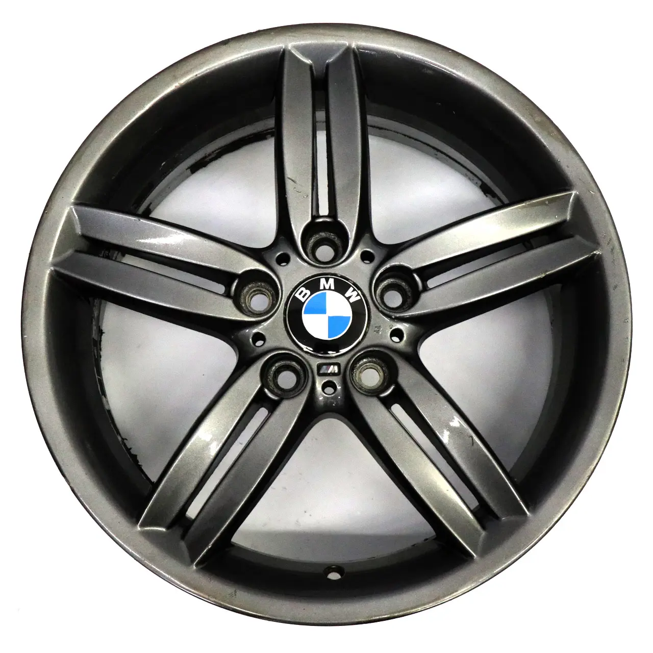 BMW E81 E87 Front Alloy Grey Wheel Rim 18" 7,5J M ET:49 Double Spoke 208 8036939