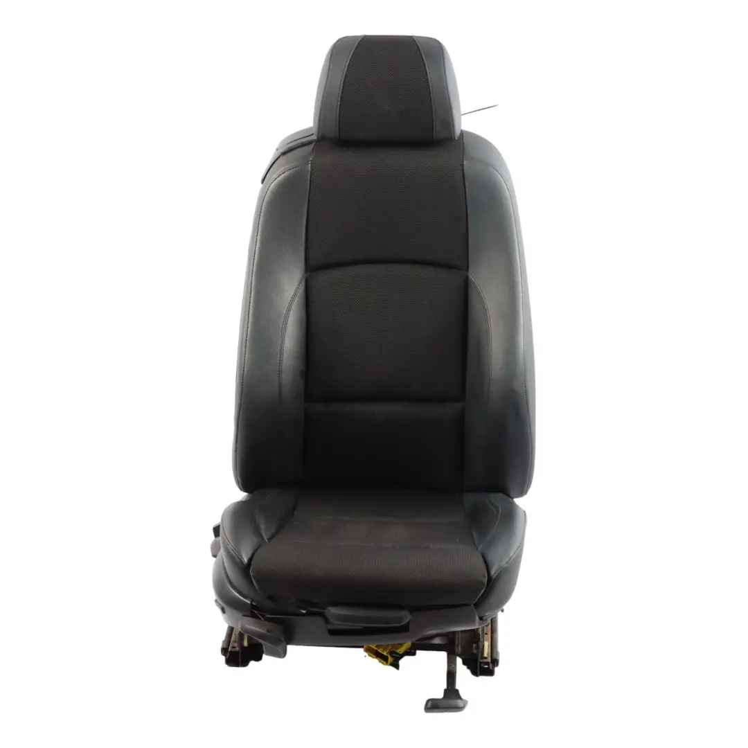 BMW E81 M Sport Front Right O/S Black Cloth / Imitation Leather Interior Seat