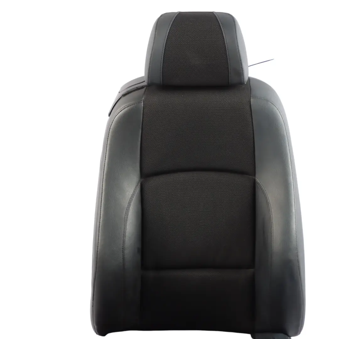 BMW E81 M Sport Front Right O/S Black Cloth / Imitation Leather Interior Seat